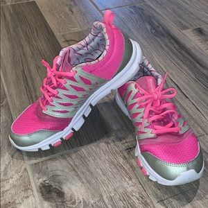 Cute pink Reebok tennis shoes